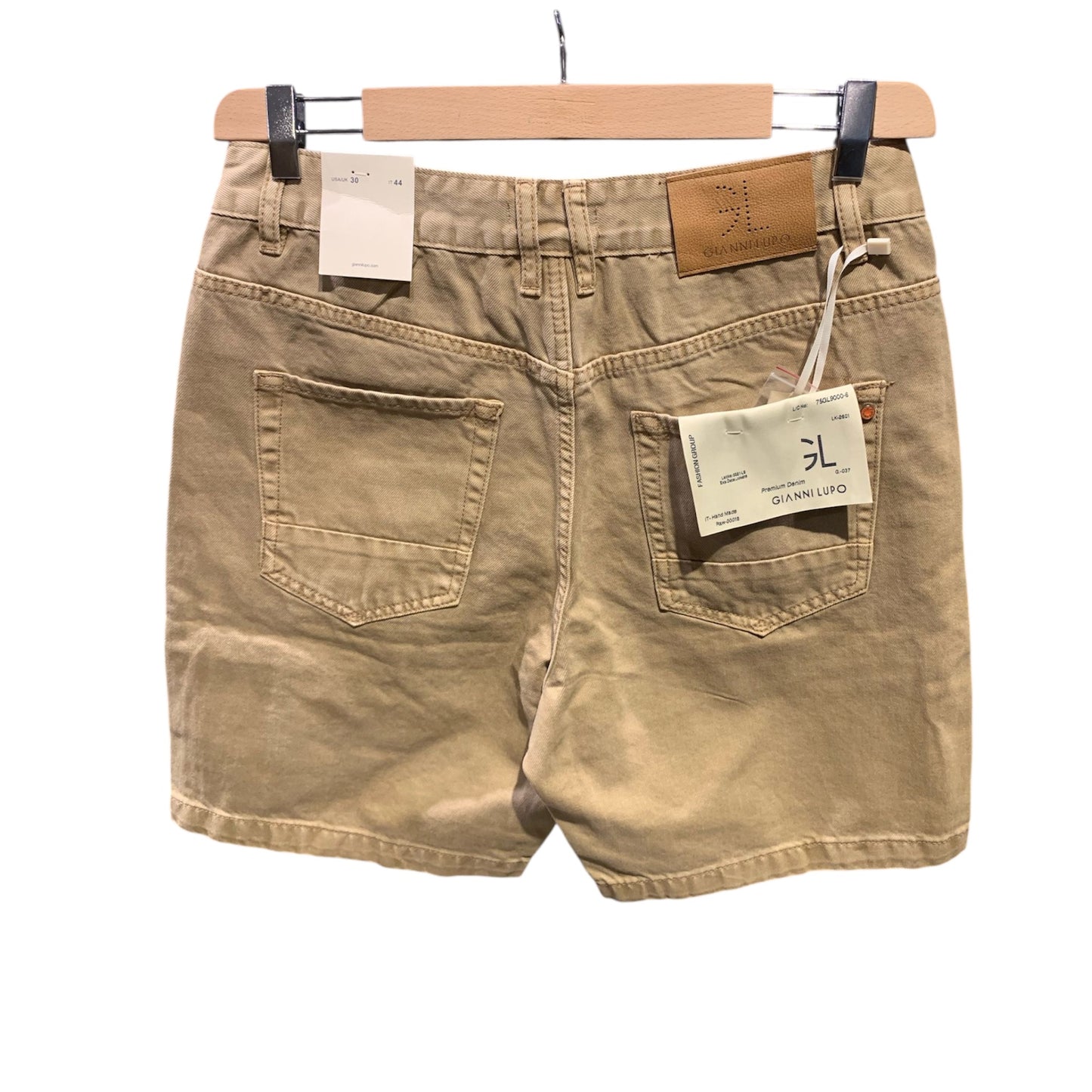 Bermuda Denim Gianni Lupo - Lavaggio Camel