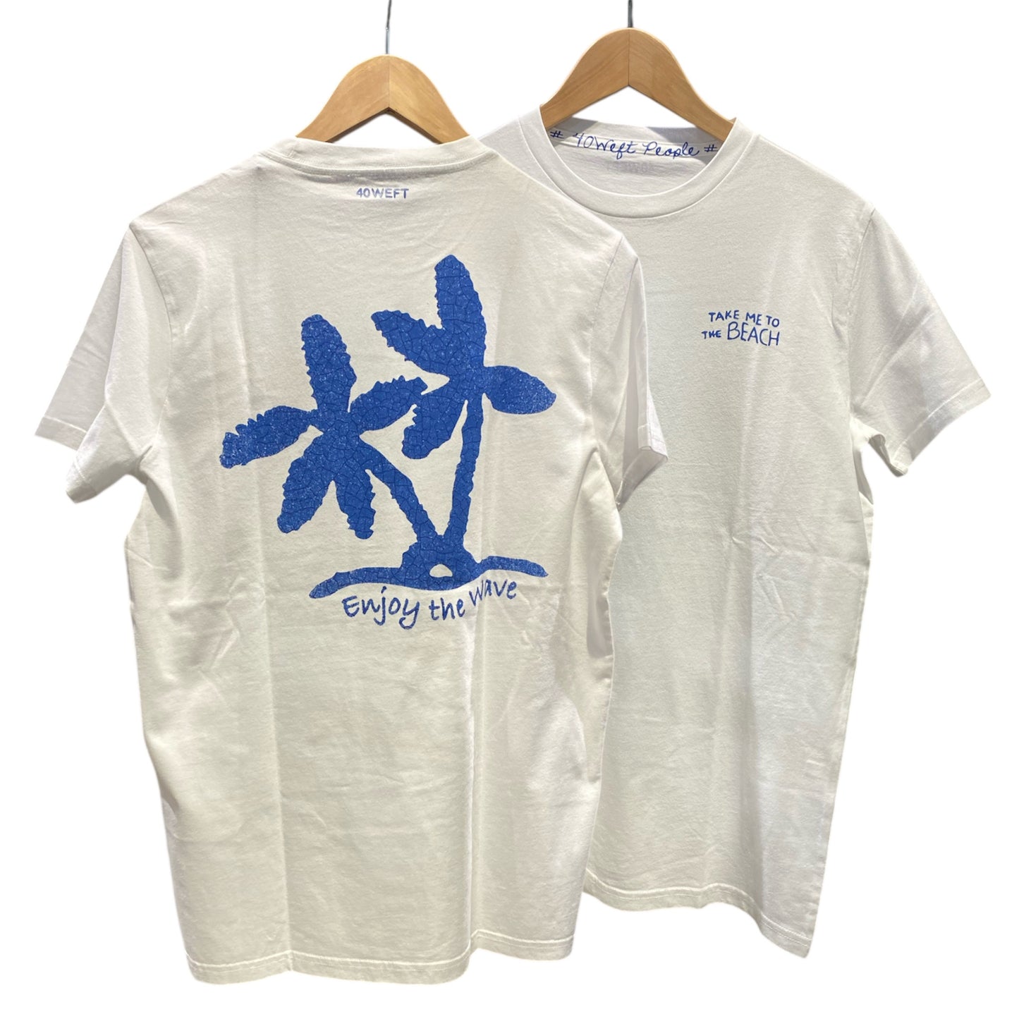T-Shirt 40Weft - Scritta Colletto