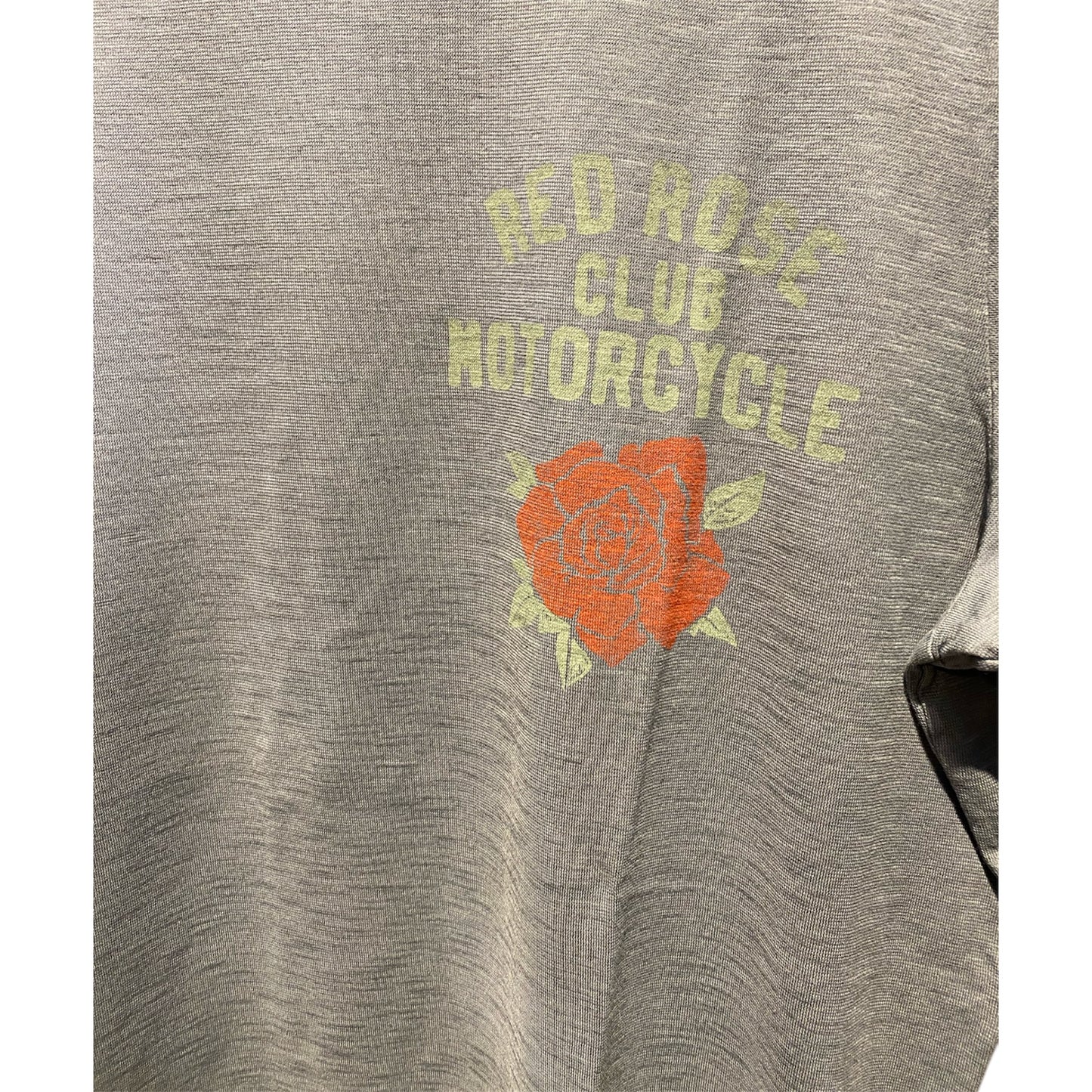 T-Shirt Bowery NYC "Red Rose Club Motorcycle"