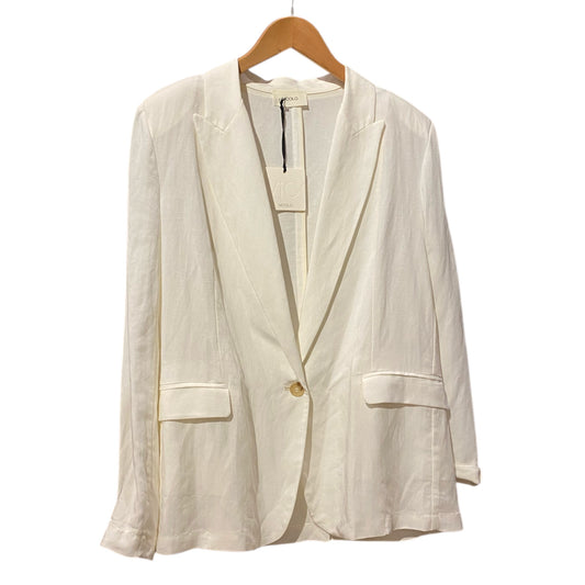 Giacca Blazer effetto lino - Bianca - Vicolo