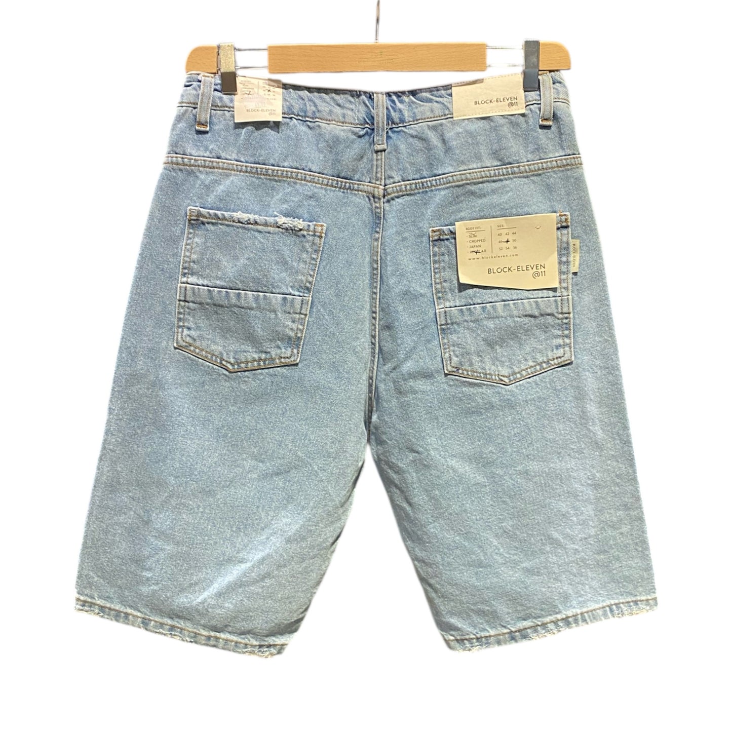 Bermuda in denim Block-Eleven @11